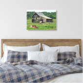 Alte Bargeldpost Tabakwerbewagen Leinwanddruck (Insitu (Schlafzimmer))