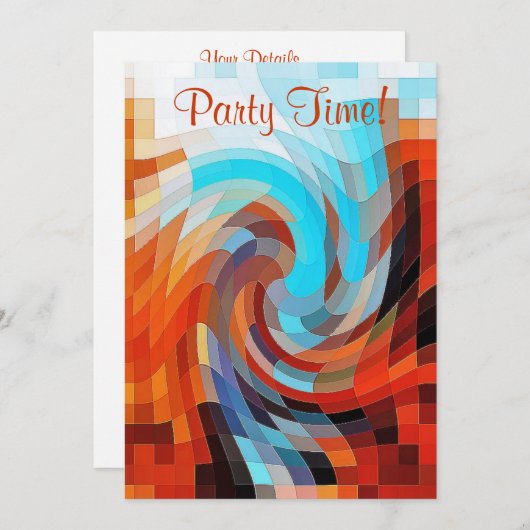 ALTE BARN-EINLADUNG (Vorne/Hinten)