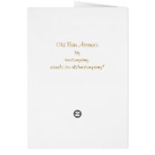 ALTE BARN-KARTE (Hinten)