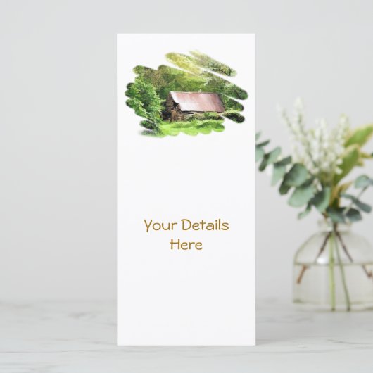 ALTE BARN RACK CARDS (Stehend Vorderseite)