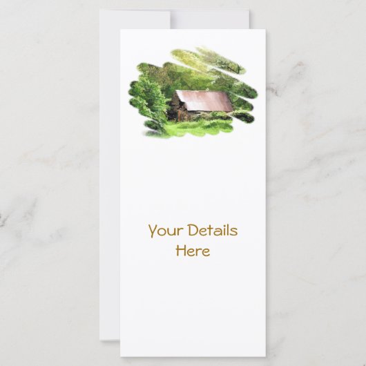 ALTE BARN RACK CARDS (Vorderseite)