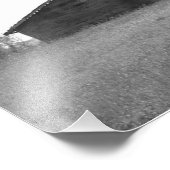 ALTE BARN (SCHWARZ UND WEISS) FOTODRUCK (Ecke)