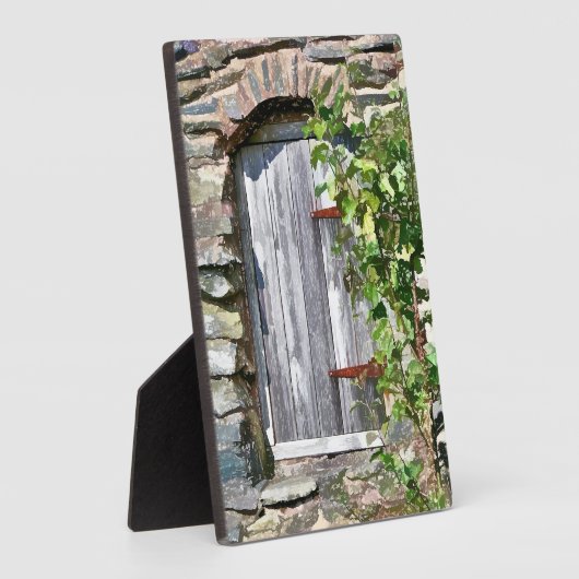 ALTE BARN-TÜR FOTOPLATTE (Seite)