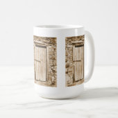 ALTE BARN-TÜR KAFFEETASSE (VorderseiteRechts)