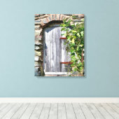 ALTE BARN-TÜR LEINWANDDRUCK (Insitu (Holzboden))