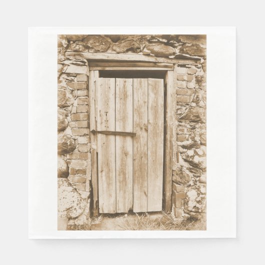 ALTE BARN-TÜR SERVIETTE (Vorderseite)