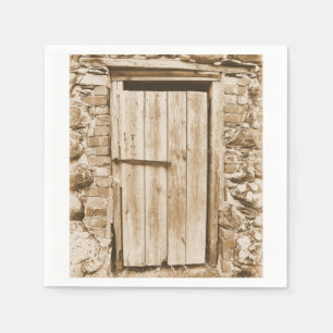 ALTE BARN-TÜR SERVIETTE