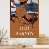ALTE BARNEY, Vintager Leuchtturm von Barnegat Poster (Küche)