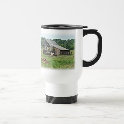 Alte Barnotenpouch Tabakwerbung Reisebecher (Rechts)