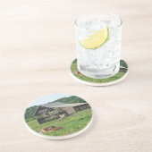 Alte Barnotenpouch Tabakwerbung Untersetzer (Seite)