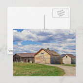 Alte Barns Postkarte (Vorne/Hinten)