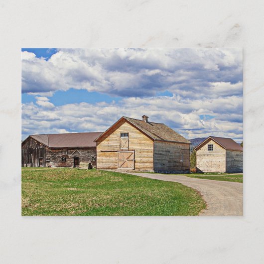 Alte Barns Postkarte (Vorderseite)