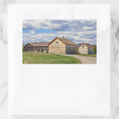 Alte Barns Rechteckiger Aufkleber (Tasche)