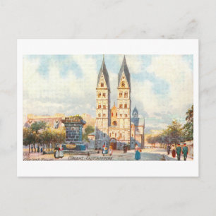 Alte Basilika St. Castor in Koblenz, Deutschland Postkarte