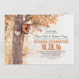 alte Baum rustikale Land Hochzeit Einladungen
