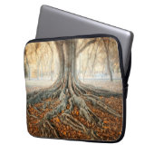 Alte Baum-Wurzeln Laptopschutzhülle (Vorderseite Links)
