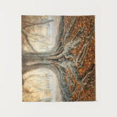 Alte Baum-Wurzeln Wandteppich (Vorderseite)