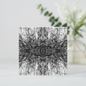 Alte Baumrinde Schwarz-Weiß-Foto-Musterdesign Karte (Stehend Vorderseite)