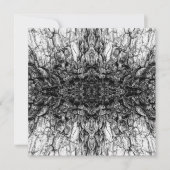 Alte Baumrinde Schwarz-Weiß-Foto-Musterdesign Karte (Vorderseite)