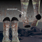 Alte bemalte rostige Tür Socken