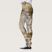 Alte bemalte Ziegelmauer Leggings (Links)