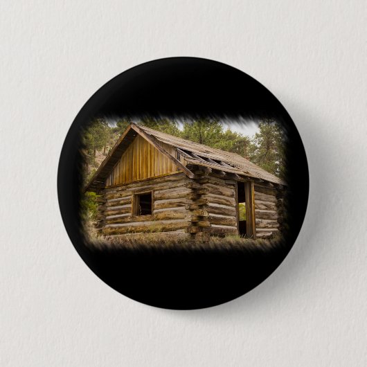 Alte Berghütte Button (Vorderseite)