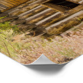 Alte Berghütte Poster (Ecke)