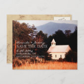 Alte Bergkirche Save the Date Ankündigungspostkarte (Vorne/Hinten)