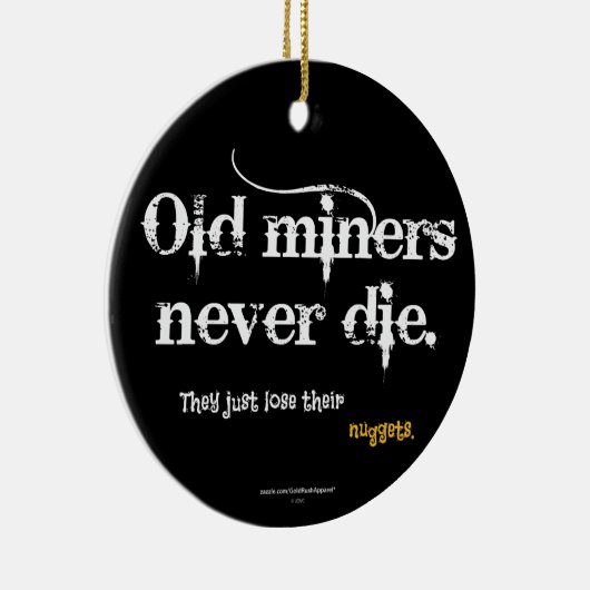 Alte Bergmann-Nuggets Keramikornament (Rechts)