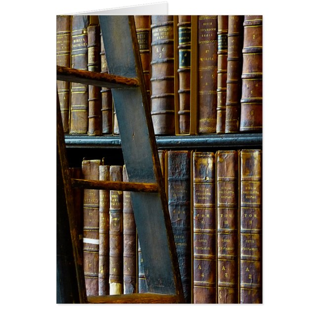 Alte Bibliothek, alte Bücher (Vorne)