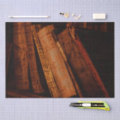 Alte Bibliothek und Antiquitätenbücher Seidenpapier (Handwerk)