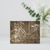 Alte Bikes Postkarte (Stehend Vorderseite)