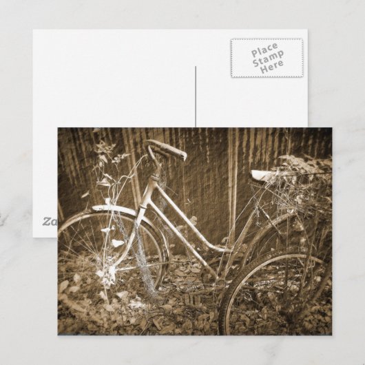 Alte Bikes Postkarte (Vorne/Hinten)
