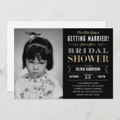 Alte Bild-Brautparty-Einladungen Einladung (Vorne/Hinten)