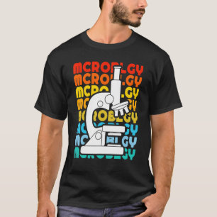 Alte Biologie Biologe Mikroskop Mikrobiologie T-Shirt