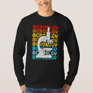 Alte Biologie Biologe Mikroskop Mikrobiologie T-Shirt
