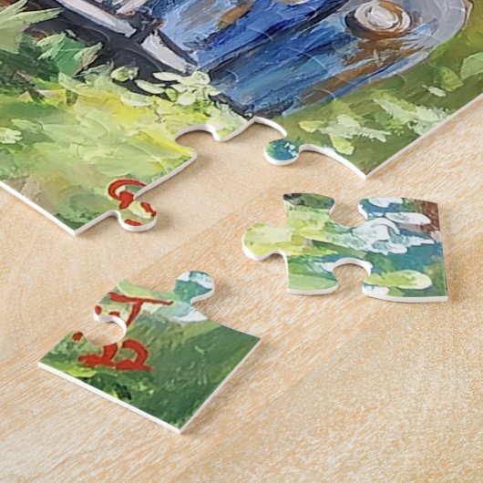 ALTE BLAU-TOLLE LKW-PUZZLE PUZZLE (Seite)