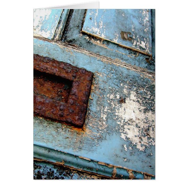 Alte blaue Tür (Vorne)