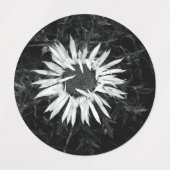 Alte Blume Etiketten (Design 2)