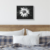 Alte Blume Leinwanddruck (Insitu (Schlafzimmer))