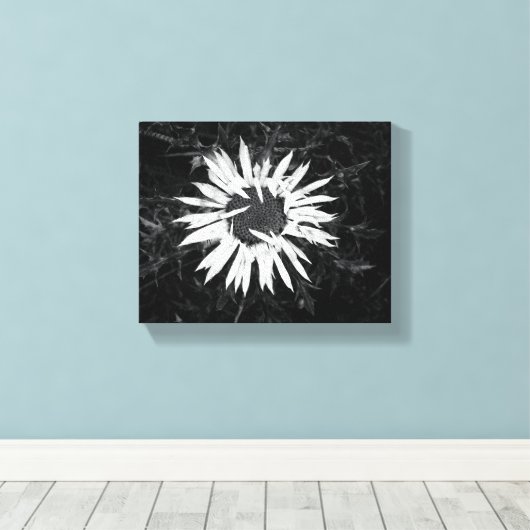 Alte Blume Leinwanddruck (Insitu (Holzboden))