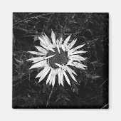 Alte Blume Magnet (Vorne)
