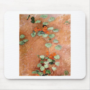 alte Blumen G. Caillebotte Kapuzinerkresse Mousepad