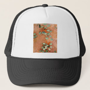 alte Blumen G. Caillebotte Kapuzinerkresse Truckerkappe