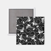 alte Blumen Magnet (Vorderseite/Rückseite)