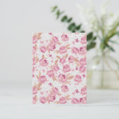 alte Blumen Postkarte (Stehend Vorderseite)