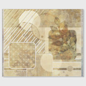Alte Blumentapete Geschenkpapier (Flach)