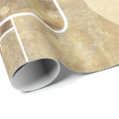Alte Blumentapete Geschenkpapier (Rolleneckpunkt)
