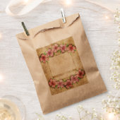 Alte Blumentapete Geschenktütchen (Ausgeschnitten)