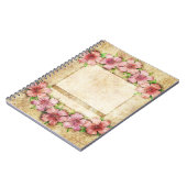 Alte Blumentapete Notizblock (Linke Seite)